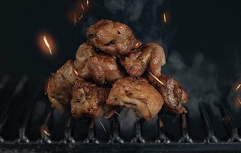 Шашлык из куриной грудки