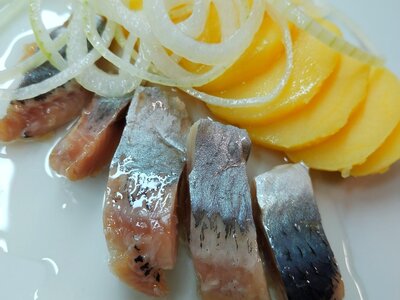 Сельдь с картошкой
