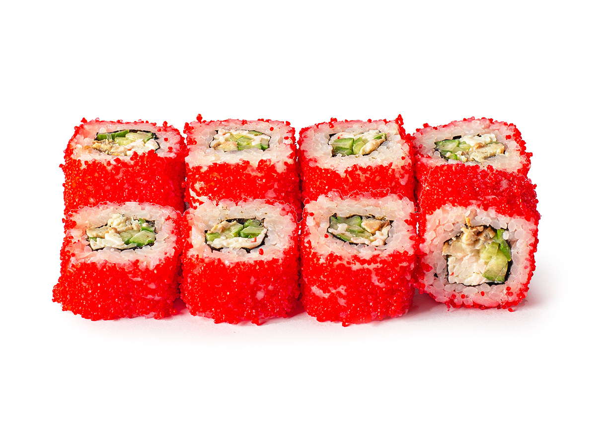 Ролл Калифорния с угрем