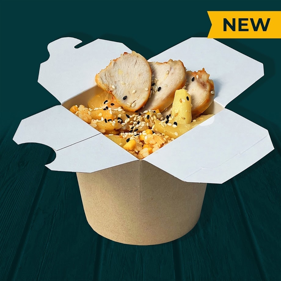 Вок Рис с ананасами