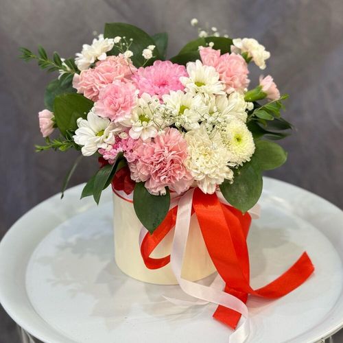 Букет цветов в коробке (к0083)