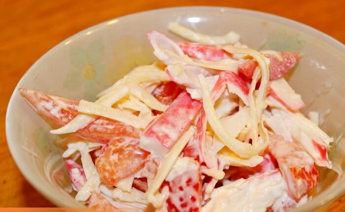 Осенний с крабовым мясом