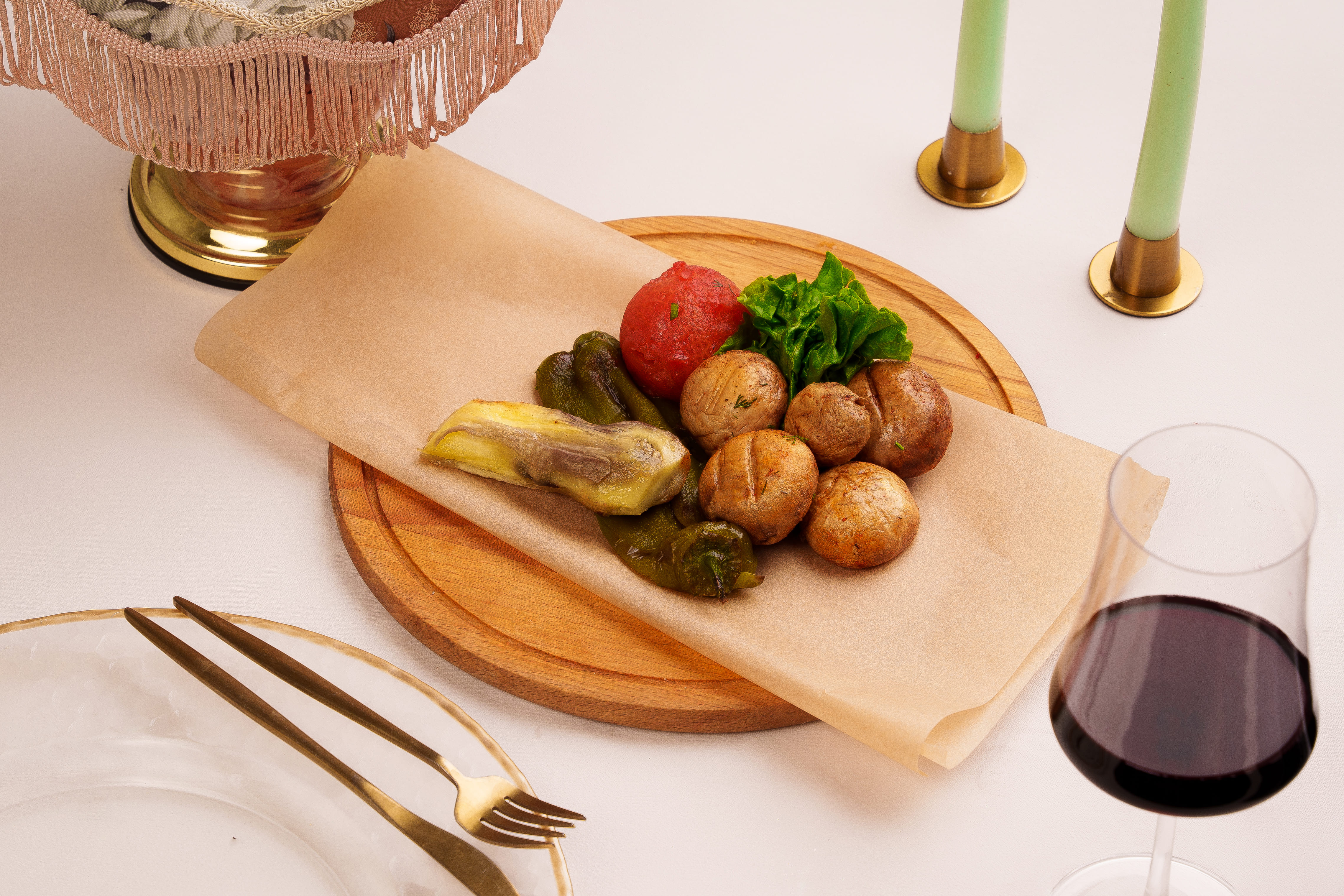 Овощи на мангале