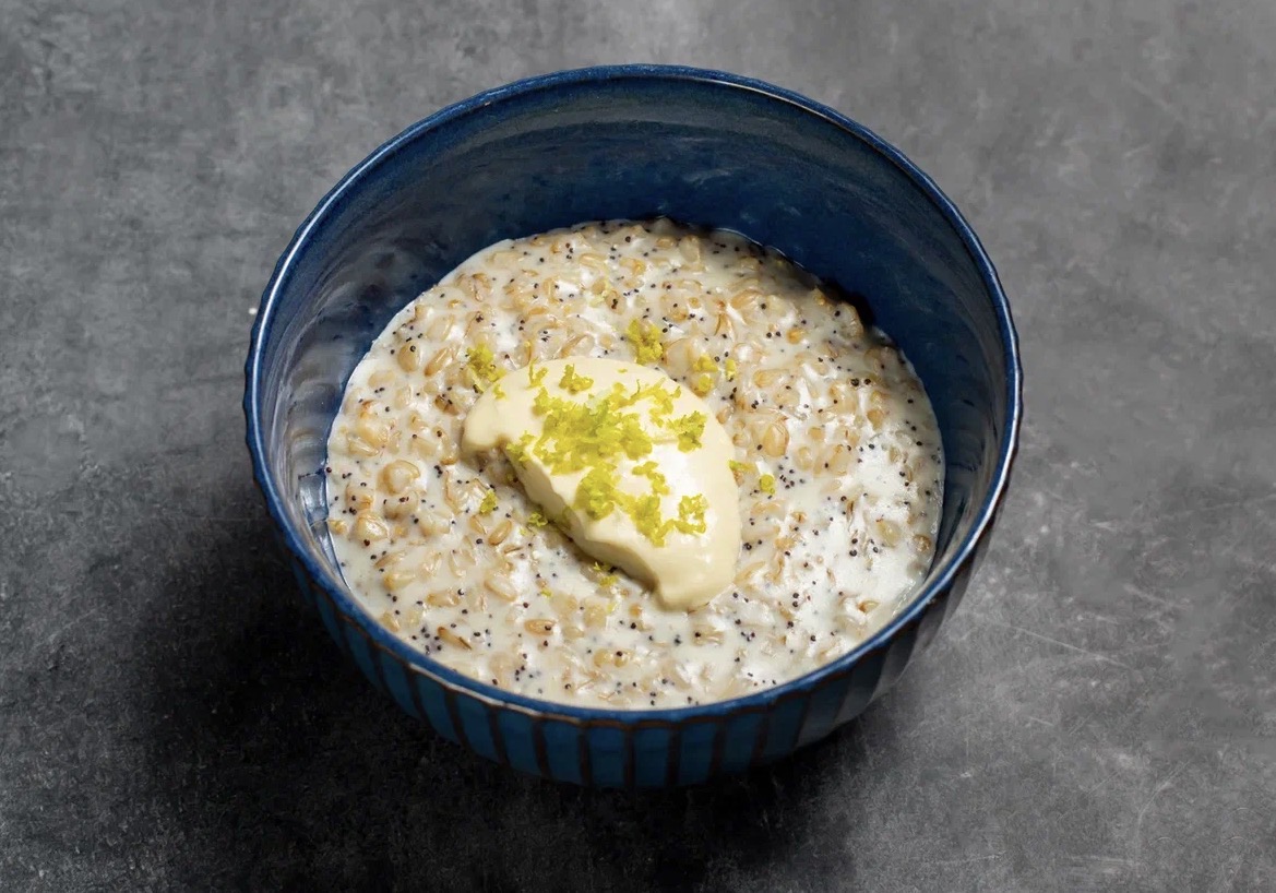 Каша с маком и цедрой лайма