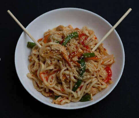 WOK с курицей
