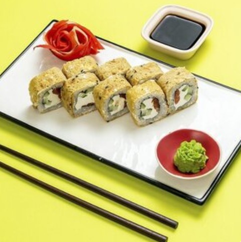 Сяке тамаго с лососем