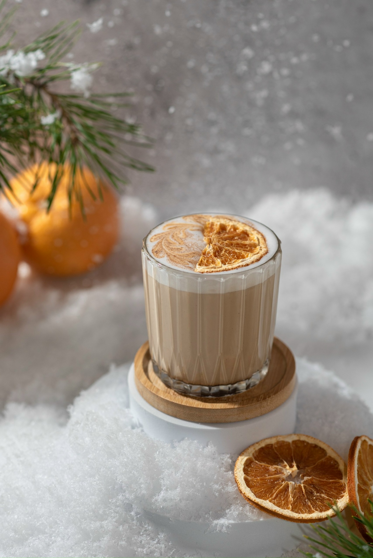 Латте апельсин и карамель