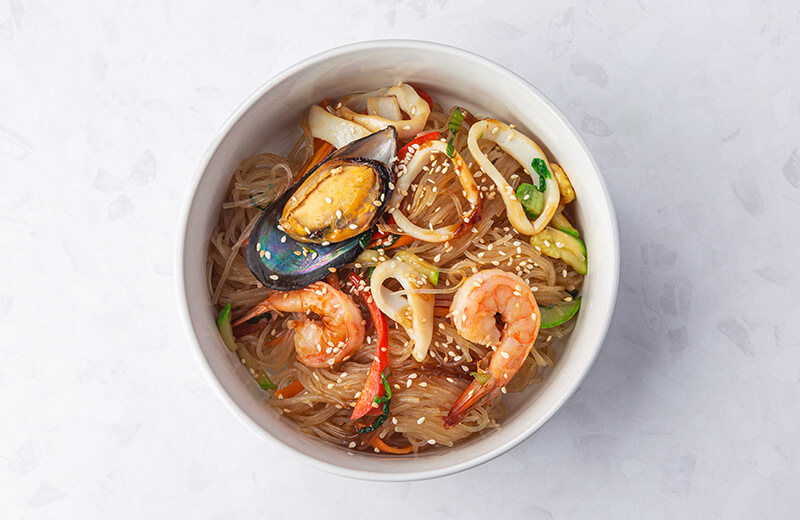 WOK Фунчоза с морепродуктами