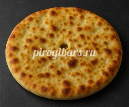 Осетинский пирог с грибами, курицей и сыром 28см
