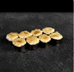 Запеченный с креветками