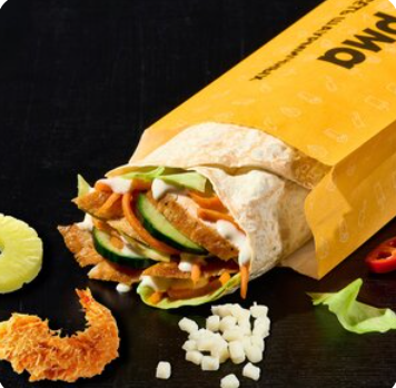 Шаурма Гавайская креветка