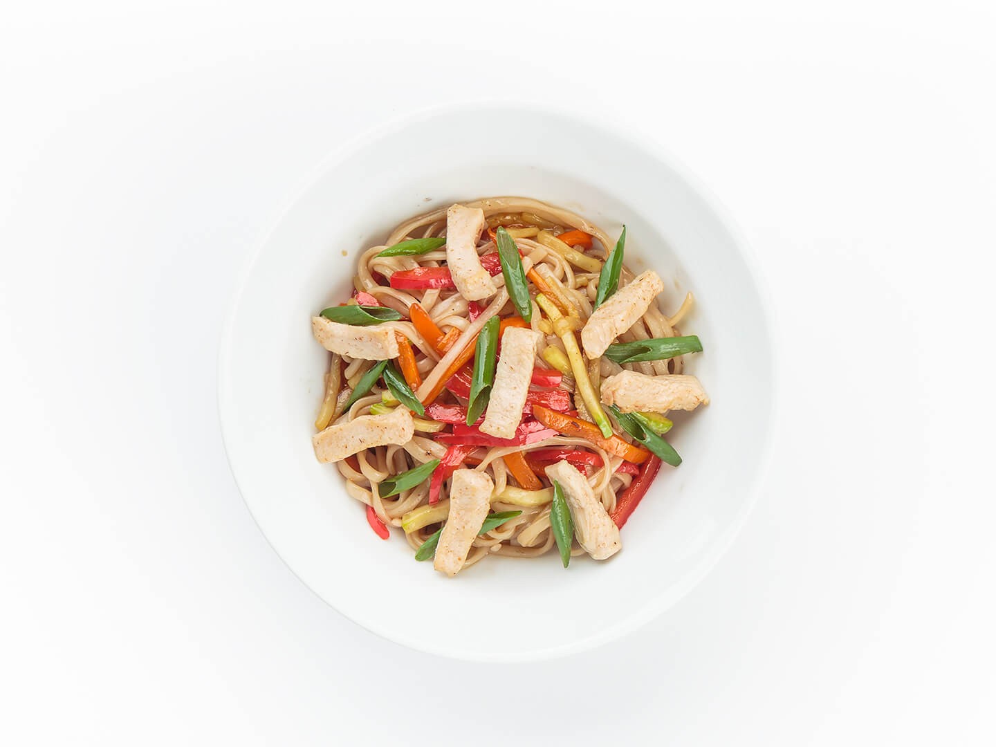 Лапша яичная с курицей
