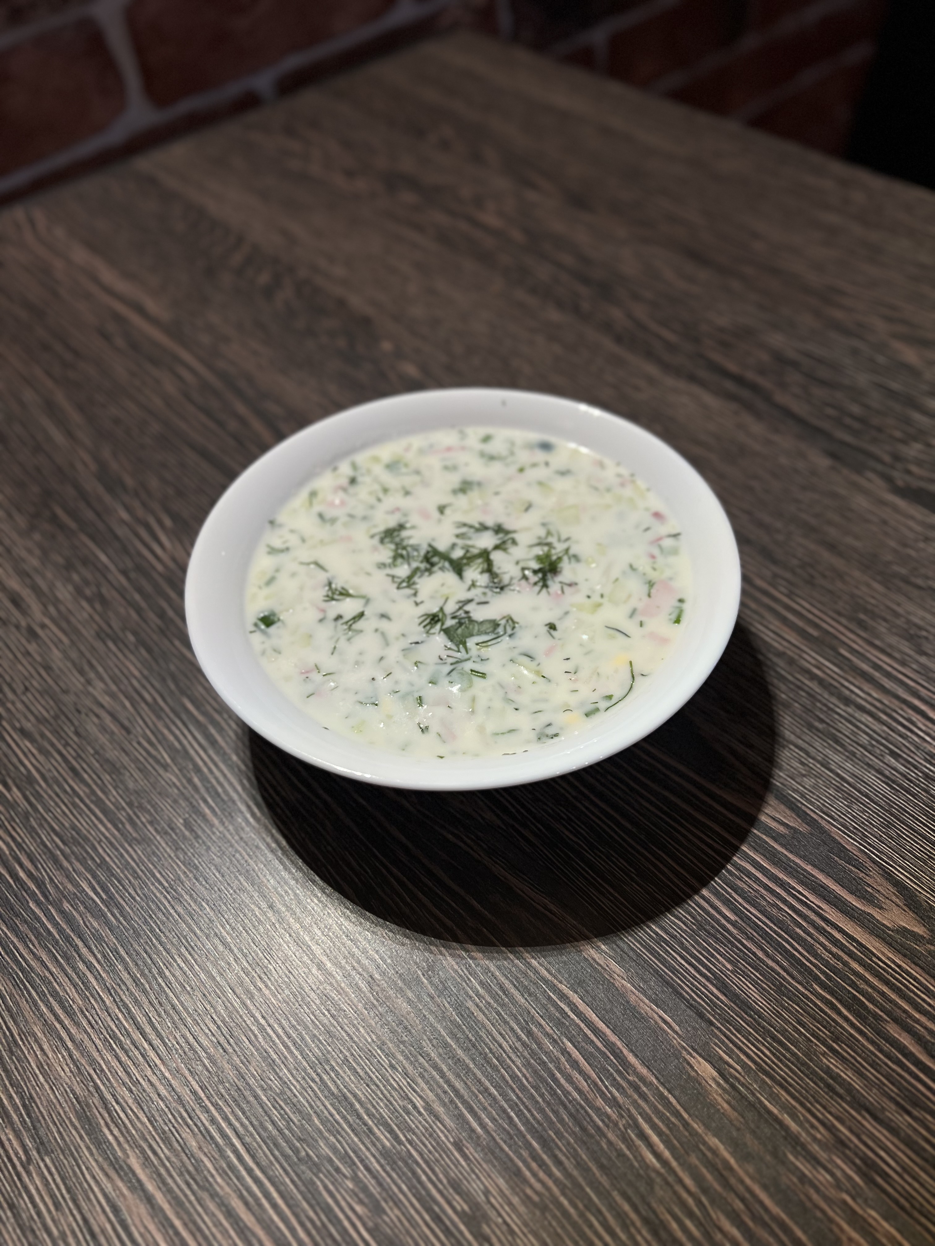 Окрошка на кефире