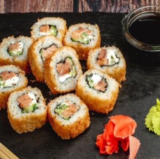 Темпура с лососем