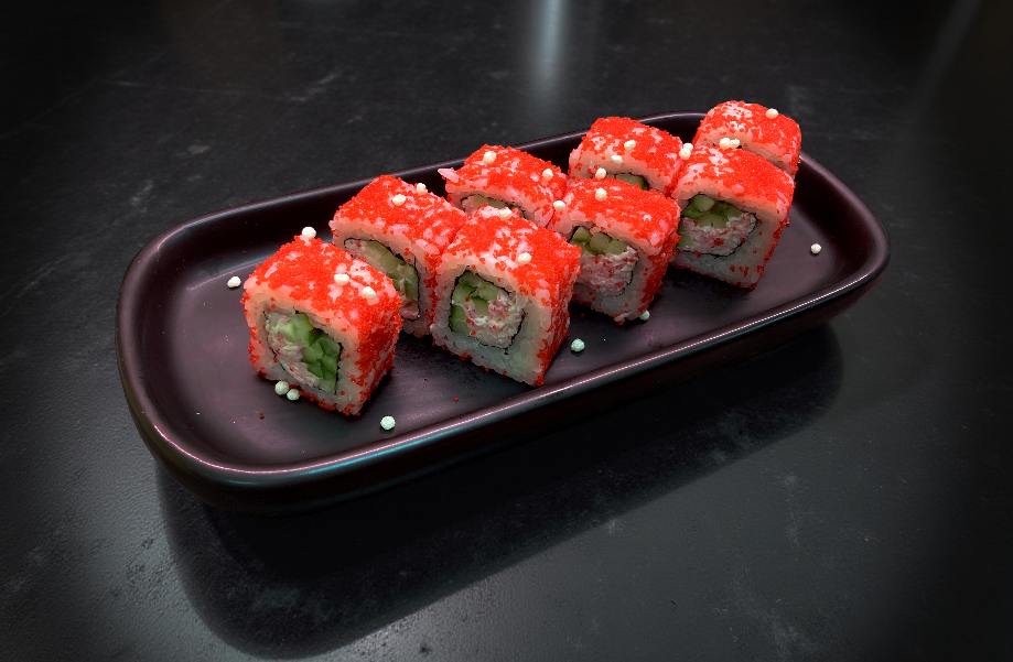 Ролл Калифорния с крабом 