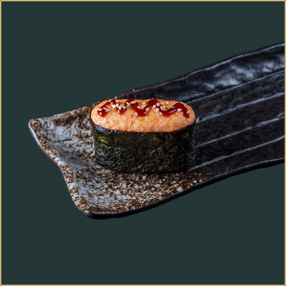 Суши Морской окунь запечённый