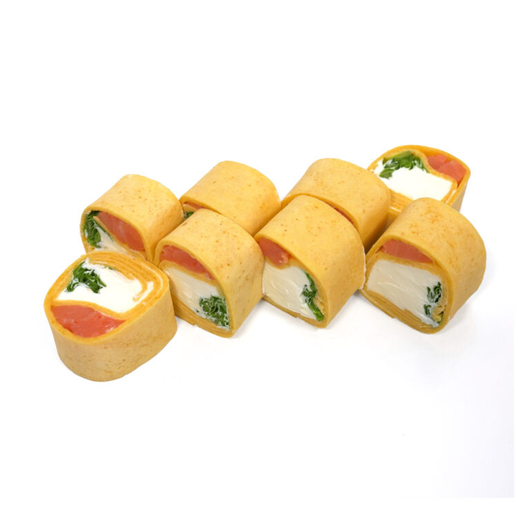 Тортилья с копченым лососем