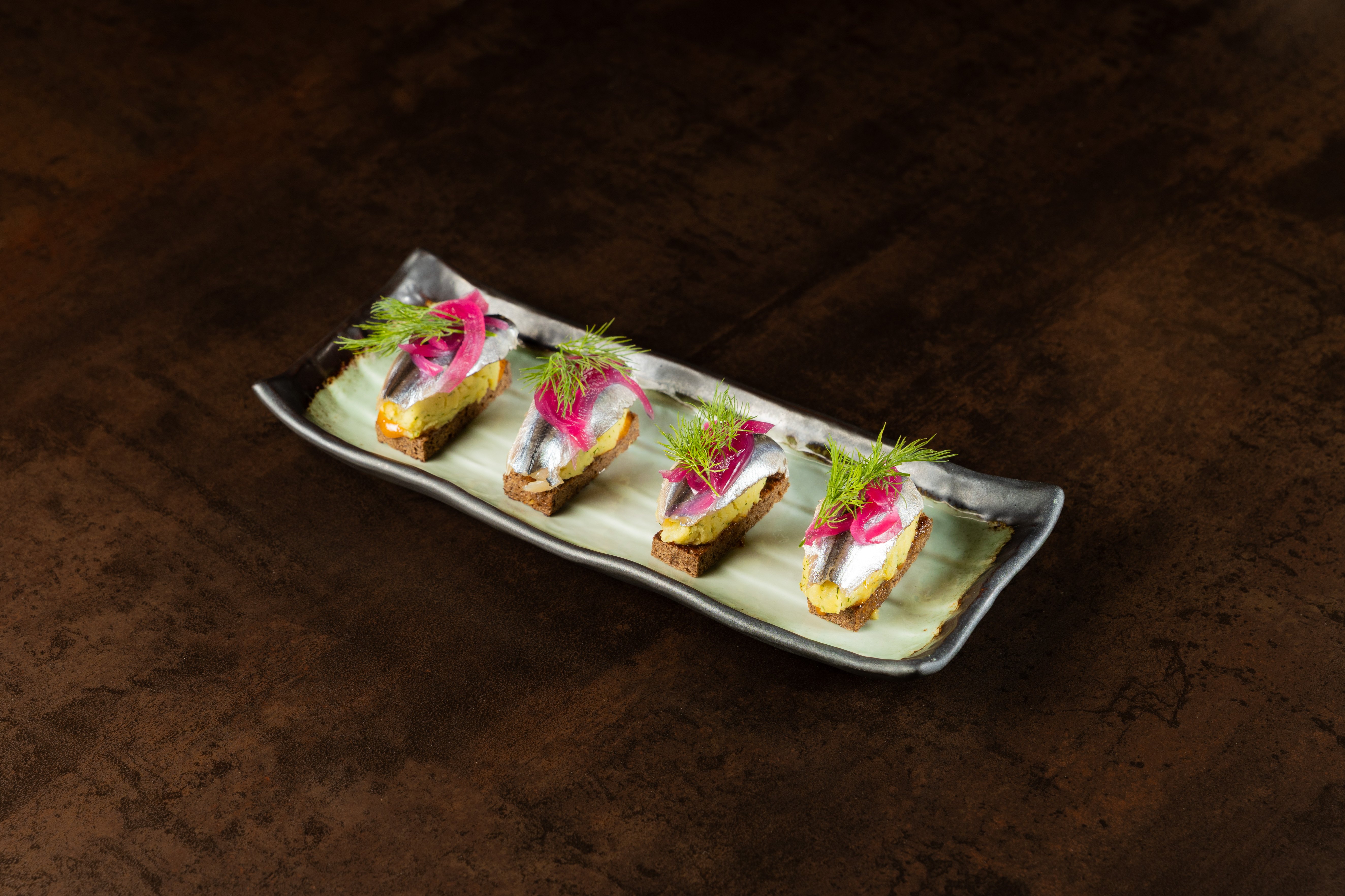 Смёрребрёд с балтийской килькой 