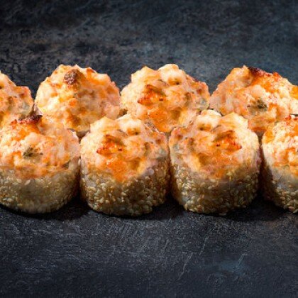 Ролл с курицей терияки