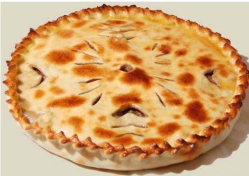 Пирог с мясом и картофелем 800г