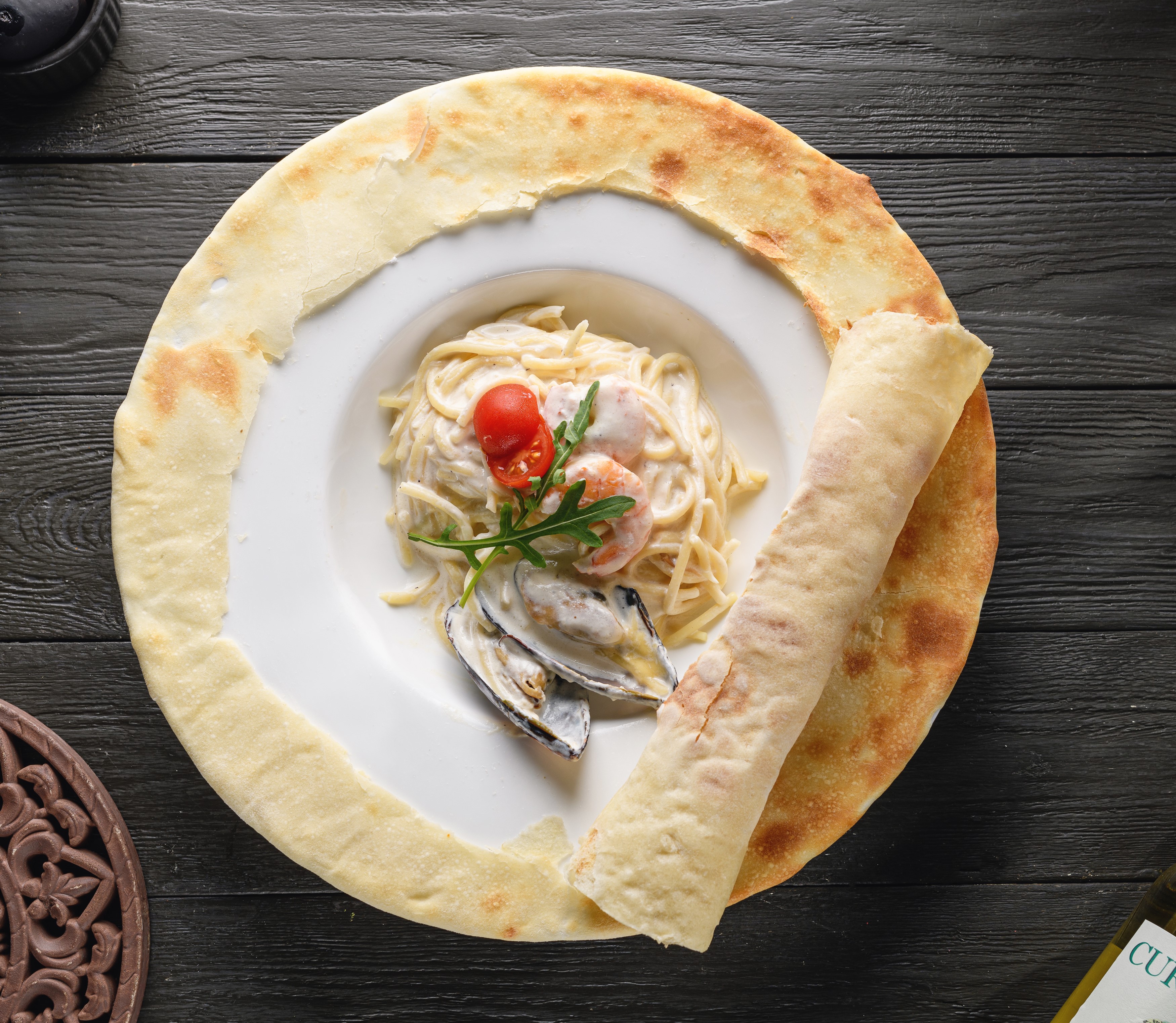 С морепродуктами