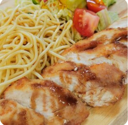 Азиакии с лапшой