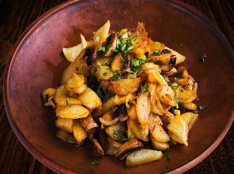 Картофель с грибами