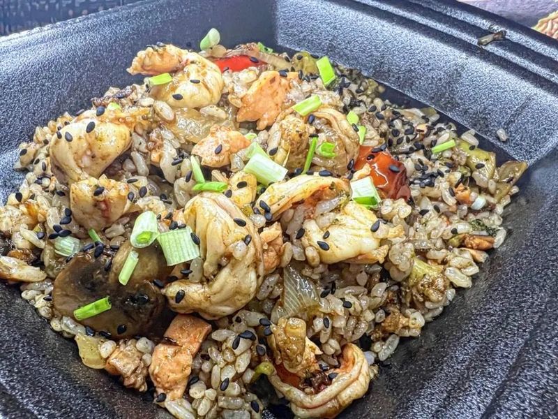 Рис с морепродуктами