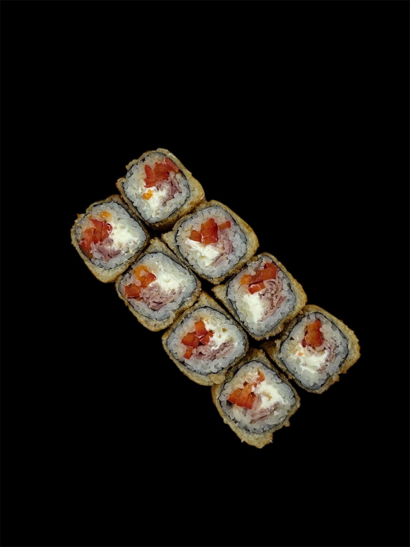 Теплый ролл с беконом