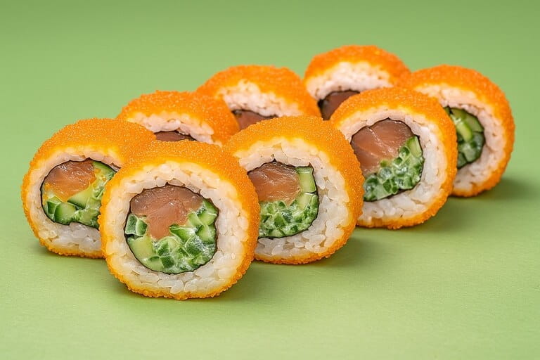 Ролл Калифорния лосось