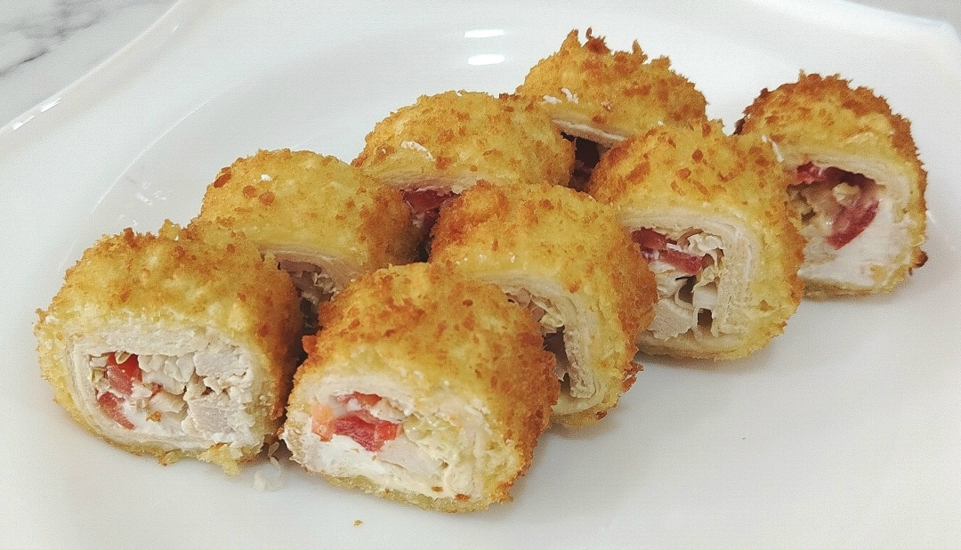 Темпурная тортилья с курицей