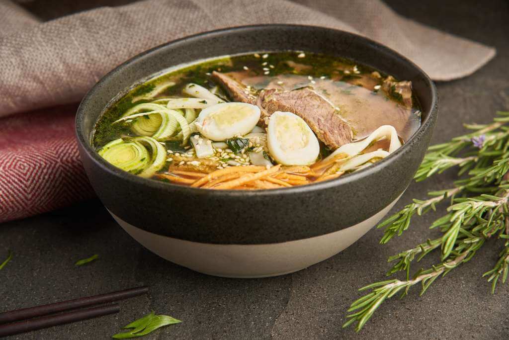 Рамен с курицей