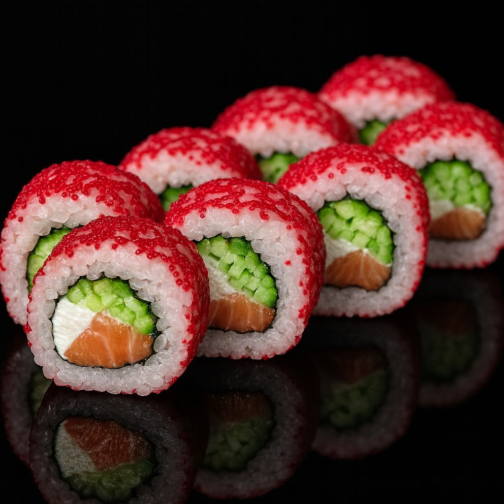 Ролл Калифорния с лососем