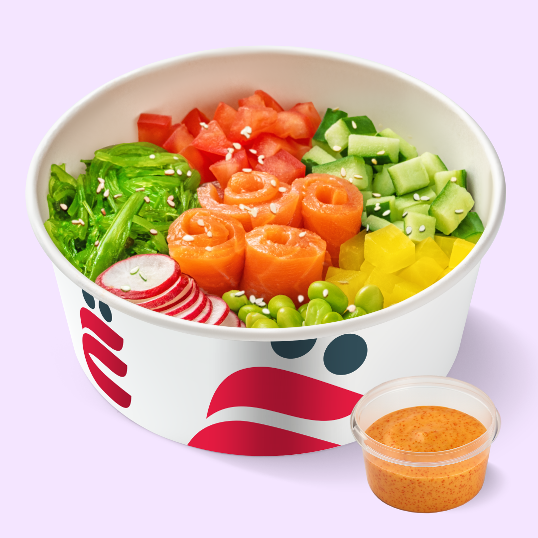 Поке с лососем