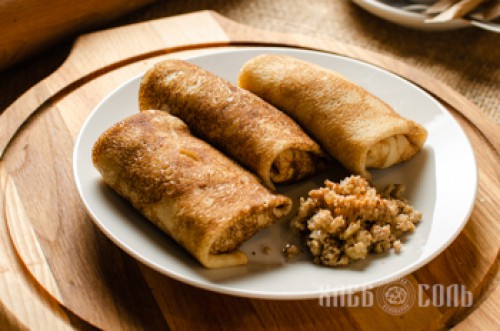 Блинчики с мясом