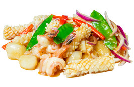 Морской микс в Чесночном соусе