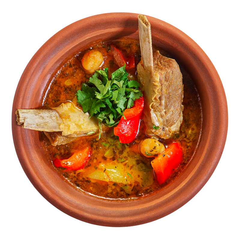 Суп с бараниной и нутом