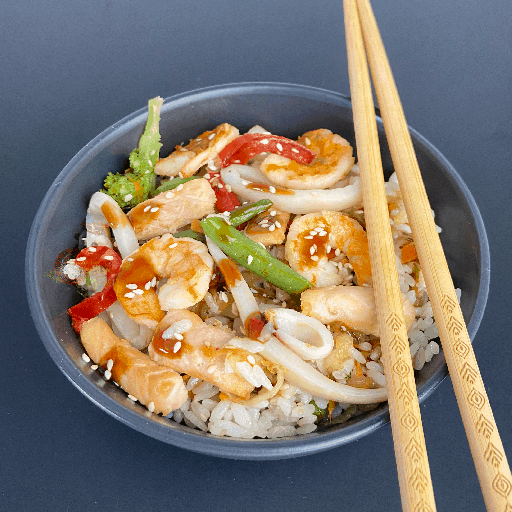 WOK Тяхан с Морепродуктами