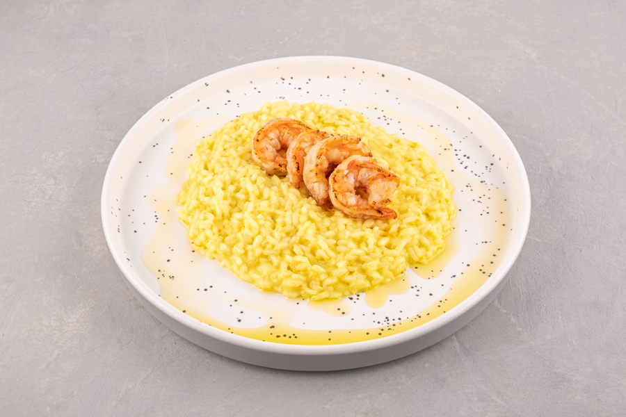 Ризотто с креветками