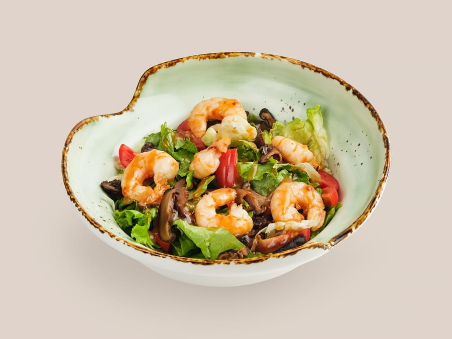 Салат с креветкой