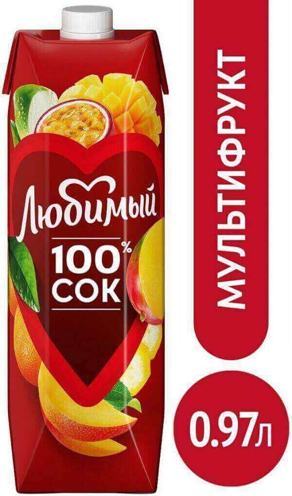 Сок Любимый мультифрукт