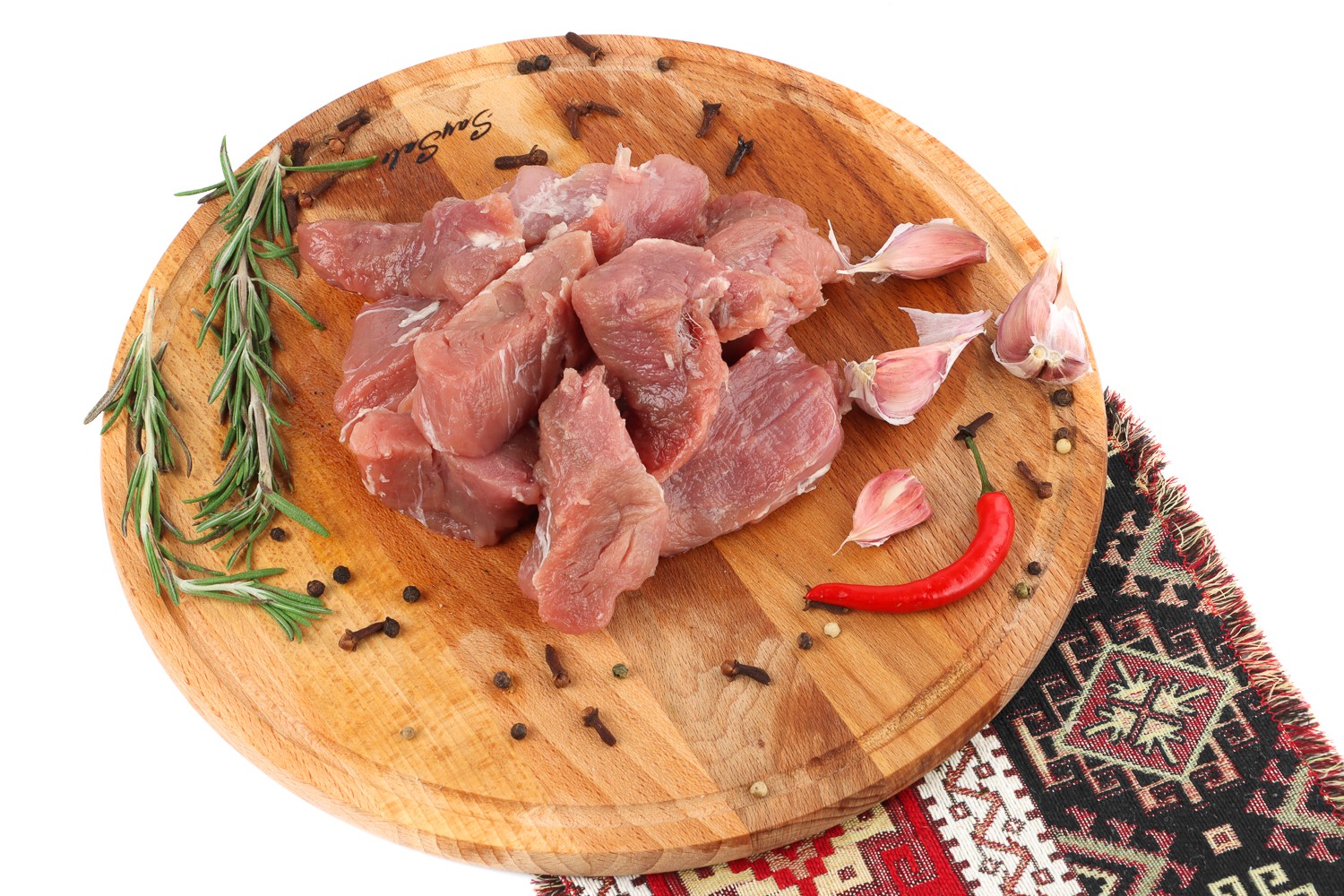 Мясо вырезки свинины в маринаде 1кг