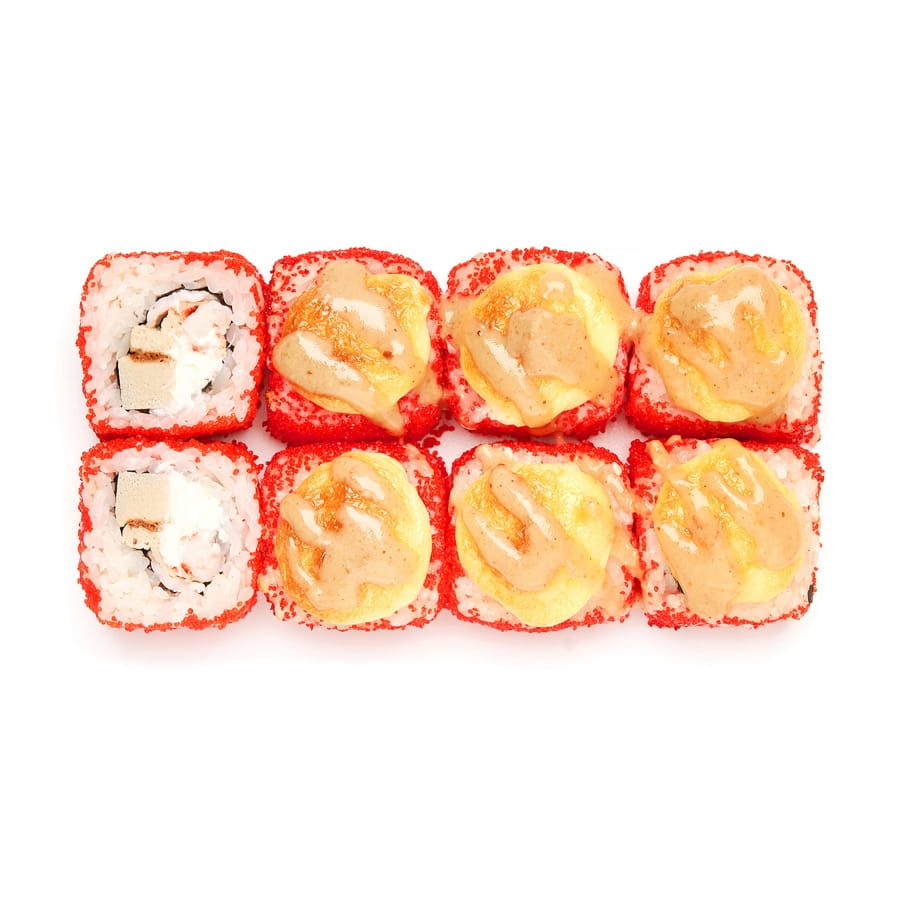 Запечённая калифорния с крабом