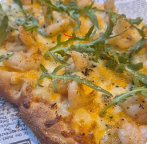 Римская пицца острая креветка (20×30 см)