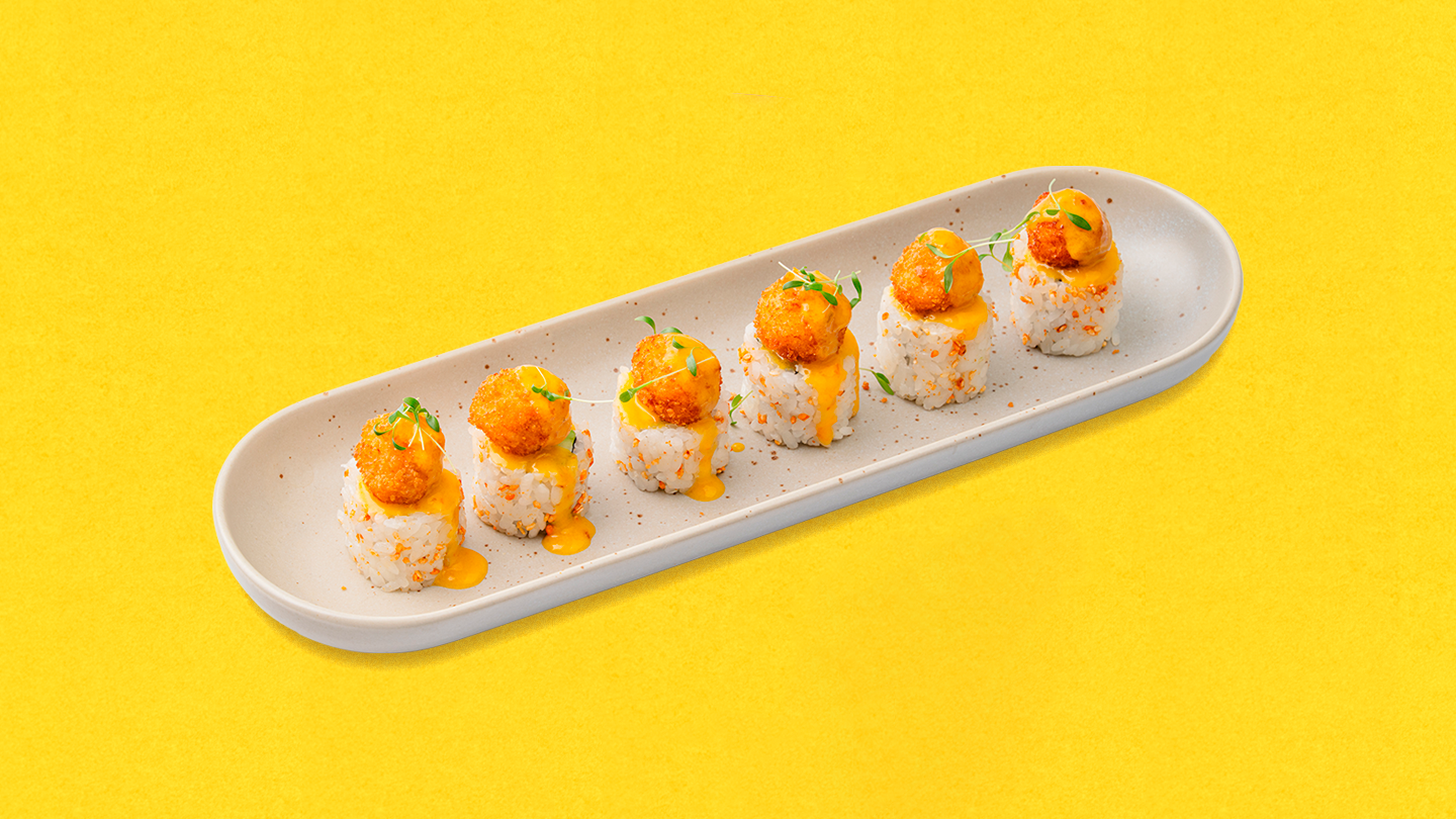 Лосось криспи бомб