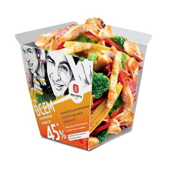 Вок с курицей