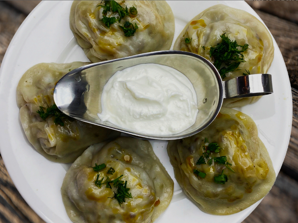 Манты с говядиной