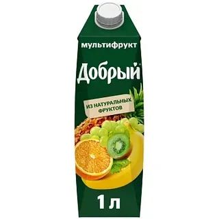 Сок Добрый 1л Мультифрут