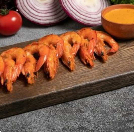 Креветки жареные