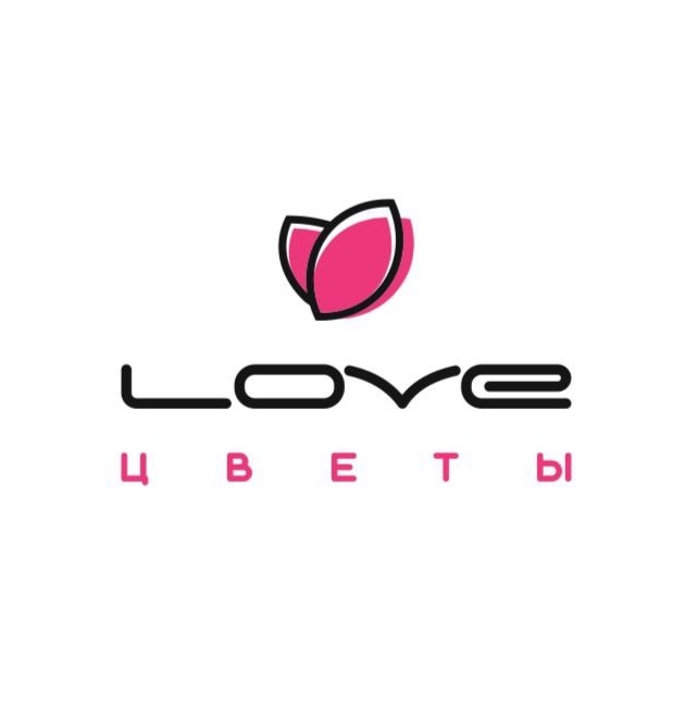 Лав цветы - логотип